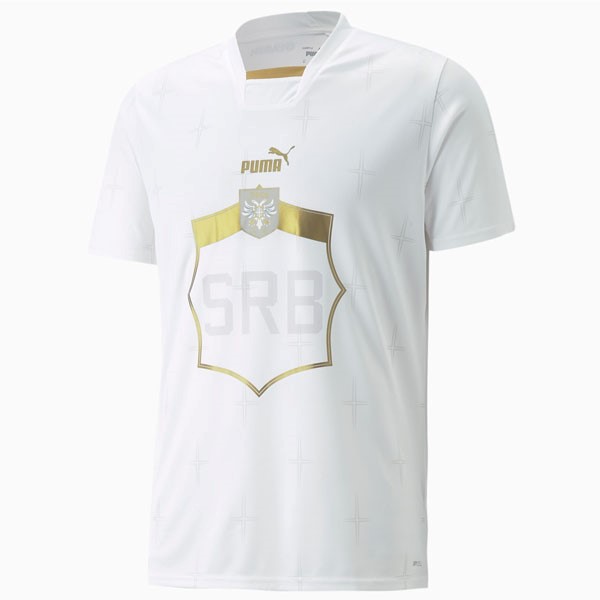 Tailandia Camiseta Serbia 2nd 2022-2023 Blanco